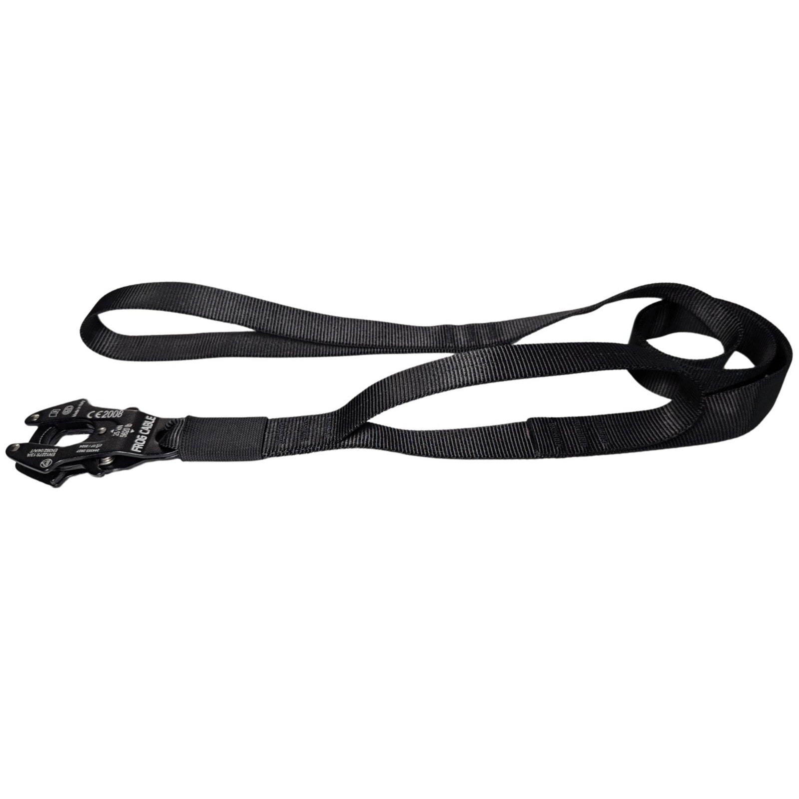 Heavy Duty Two Dual Double Traffic Handle Dog Pet Nylon Leash Kong FROG Clip