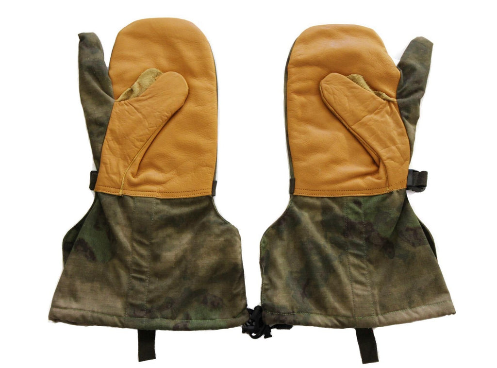 Military Tactical Insulated Hunting Ski Extreme Cold Arctic Leather Mittens