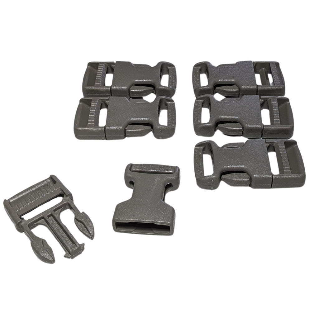 6 ITW 1" Military MOLLE Backpack Quick Release Repair Snap Buckle Clips Foliage