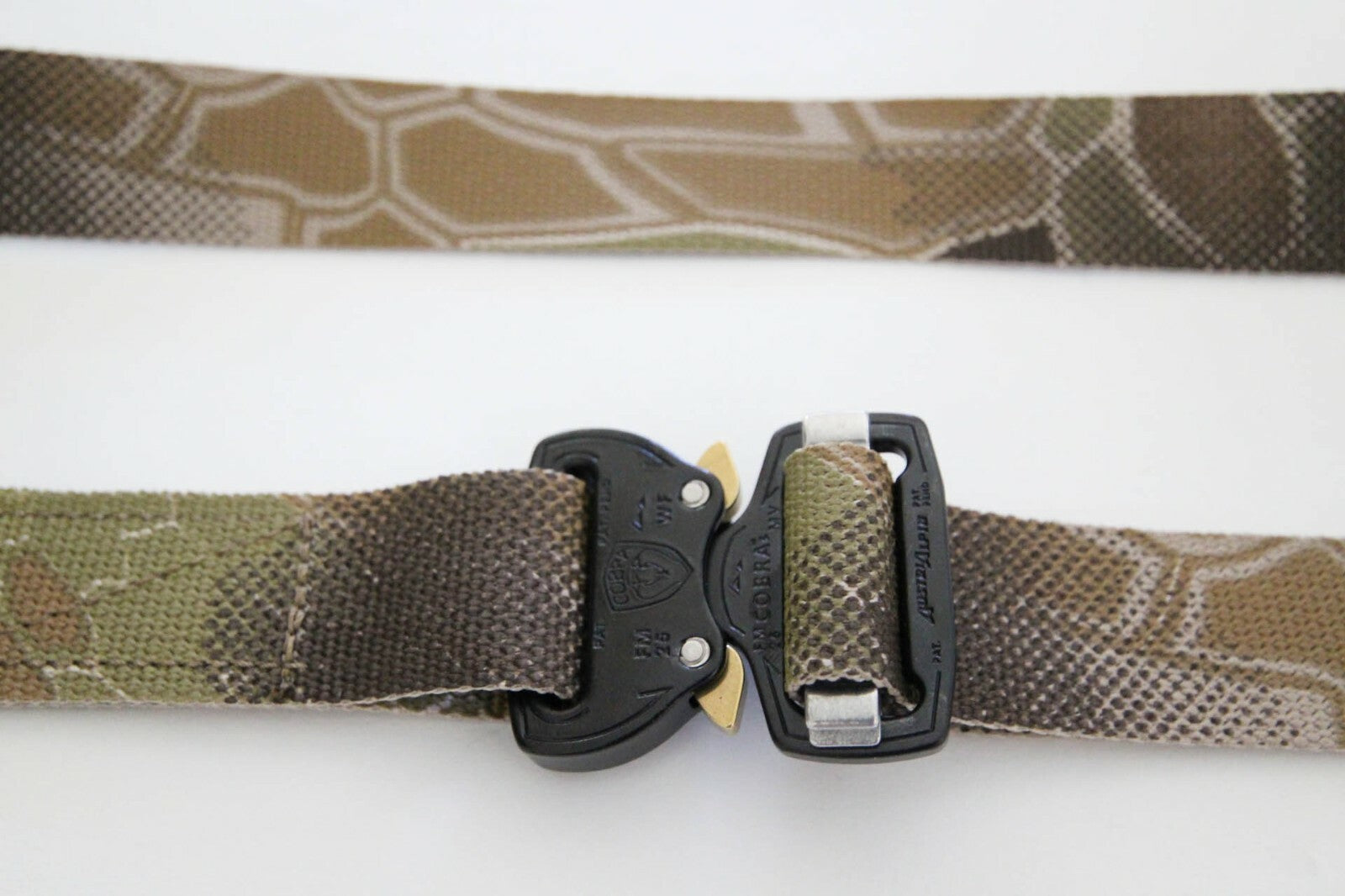 Camouflage Nylon Low Profile Everyday 1" Belt with COBRA FM Quick Release Buckle