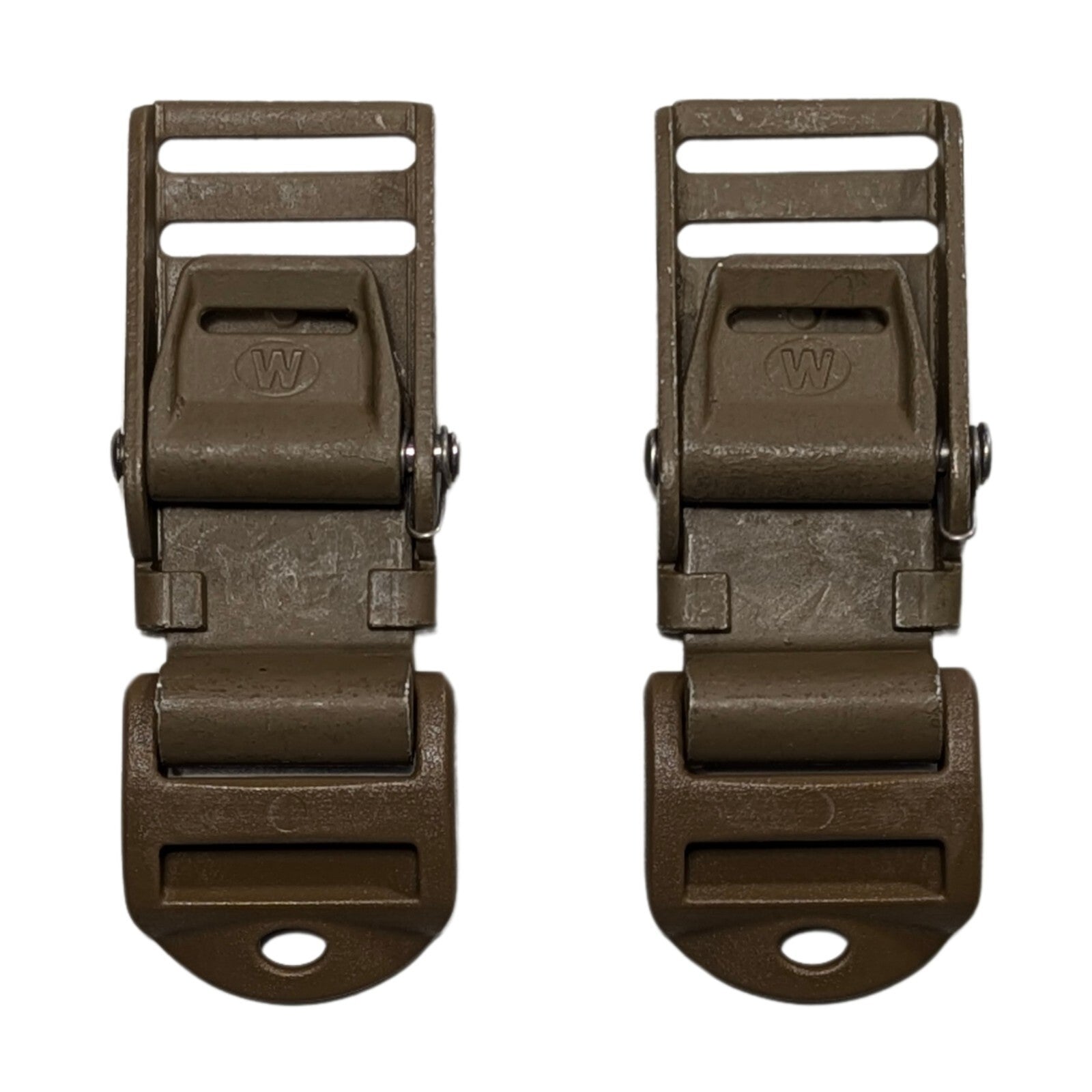2 FILBE MQRB Military Quick Release 1" Shoulder Tension Cinch Strap Snap Buckles