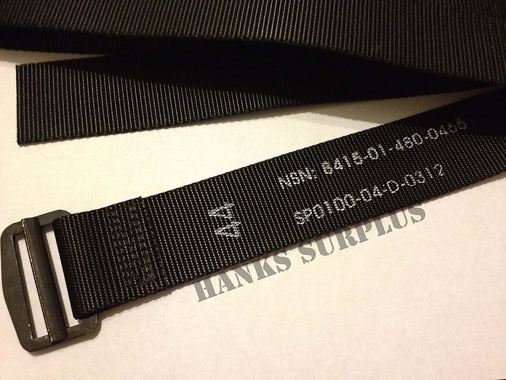 US Military Tactical Black Nylon Uniform BDU Riggers Belt 32" 34" 36"