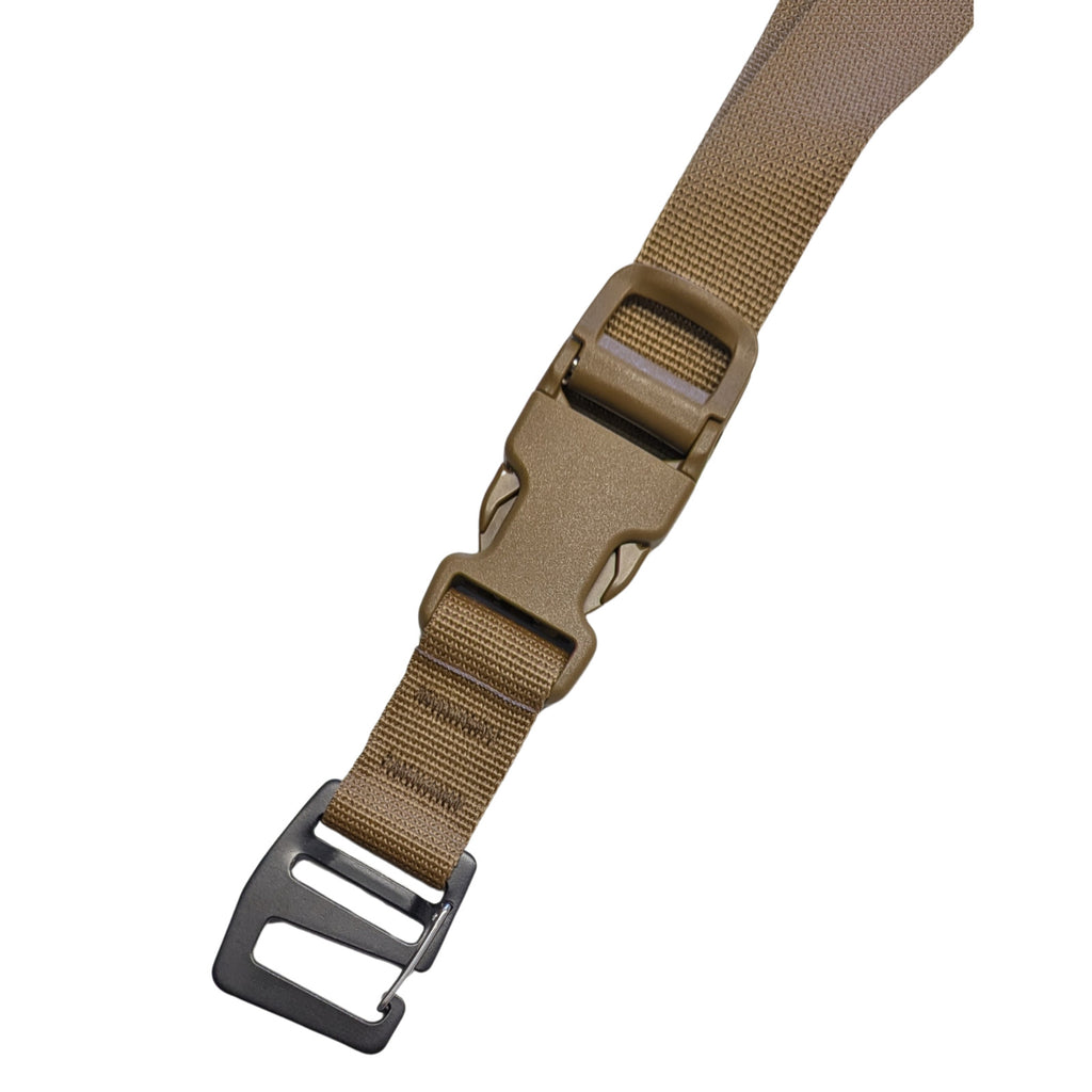 2 Backpack Compression Straps Heavy Duty Auto-Cam Buckle Aluminum Clips USA Made