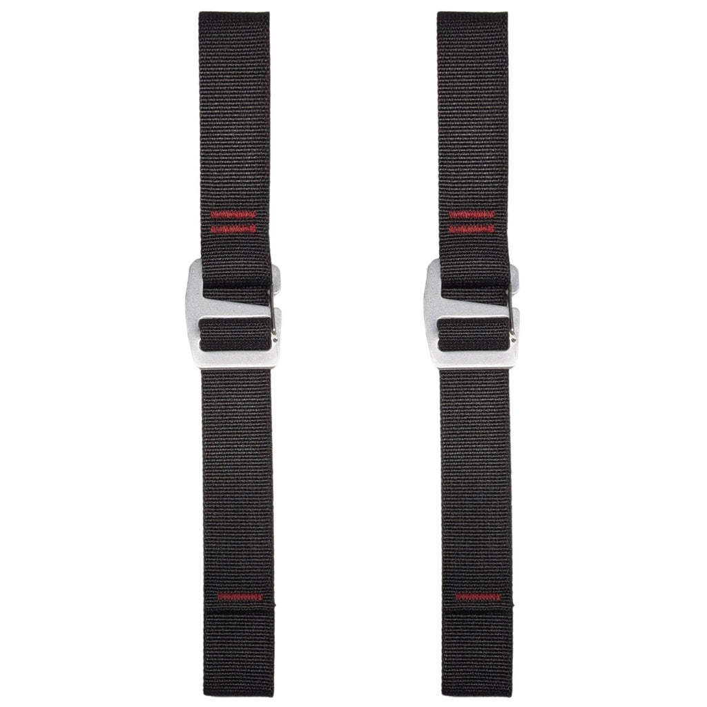 Backpack Gear Compression Straps 1" Mil-Spec Webbing - Aluminum Spring Latch Clip - Made in USA