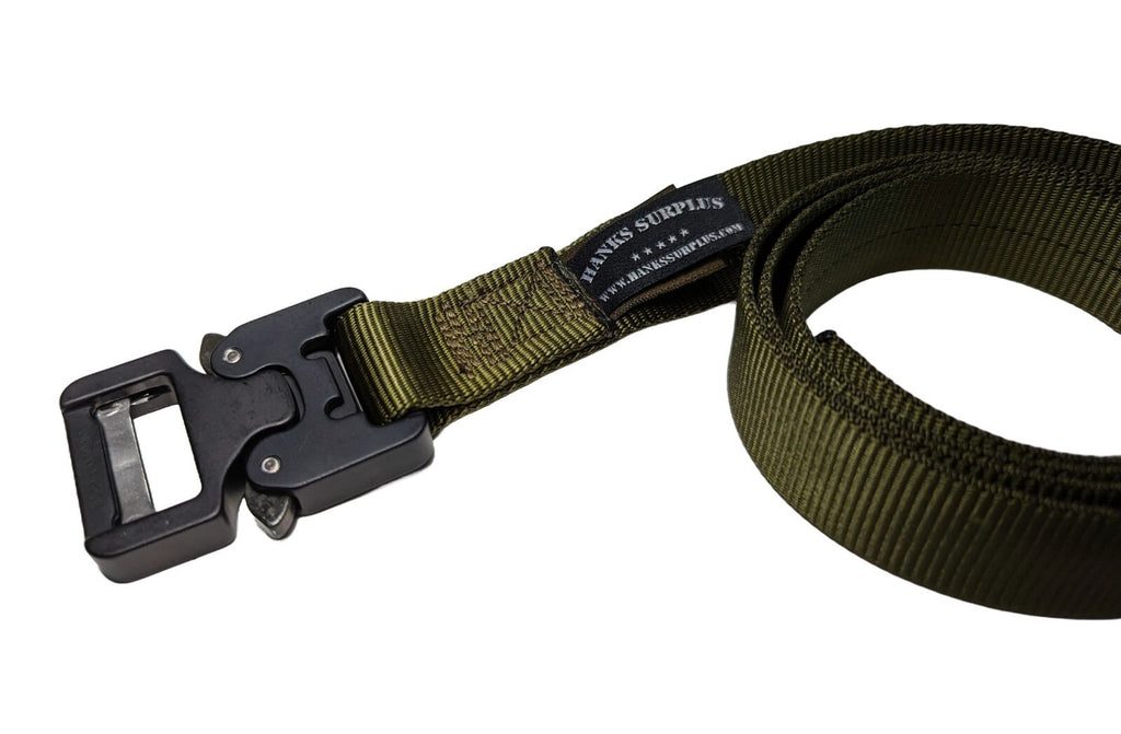 1" Military Mil-Spec Nylon Webbing Belt with COBRA Pro Quick Release Buckle