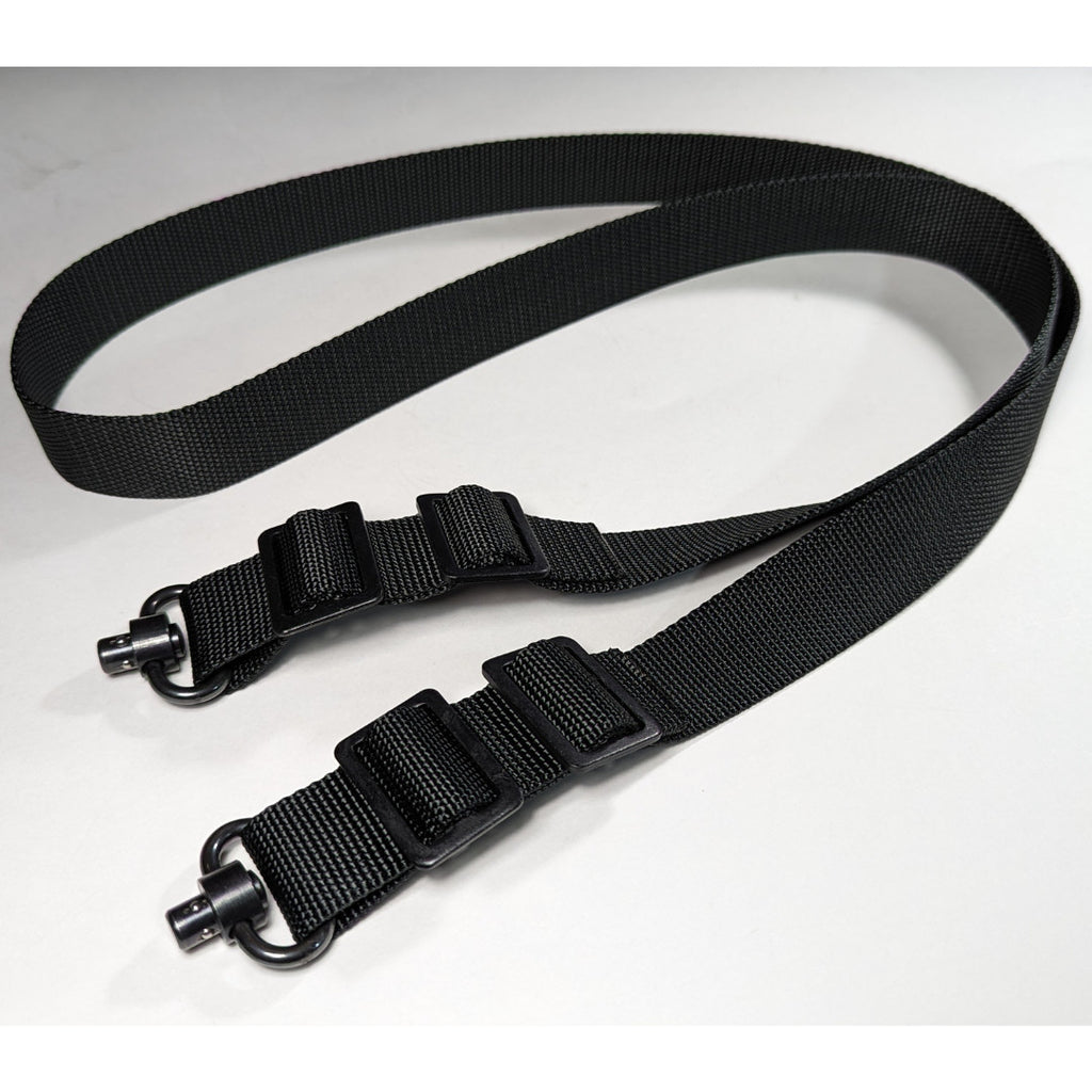 1.25" Two Point Adjustable Gun Rifle Sling with Push Button Swivels 36"-63"