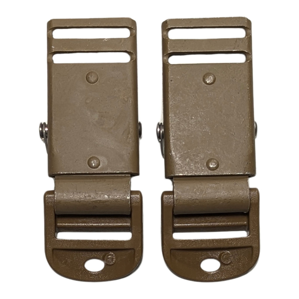2 FILBE MQRB Military Quick Release 1" Shoulder Tension Cinch Strap Snap Buckles