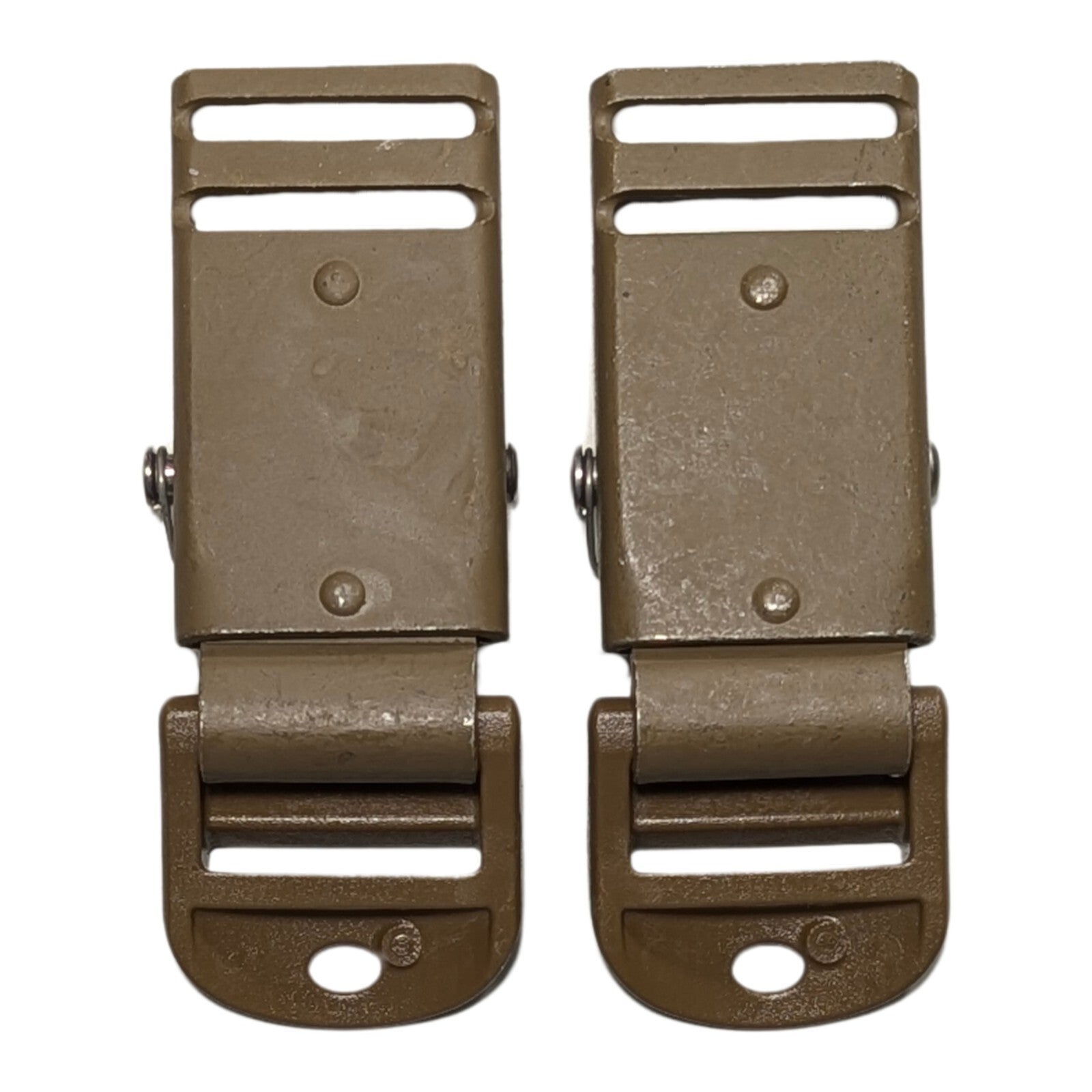 2 FILBE MQRB Military Quick Release 1" Shoulder Tension Cinch Strap Snap Buckles
