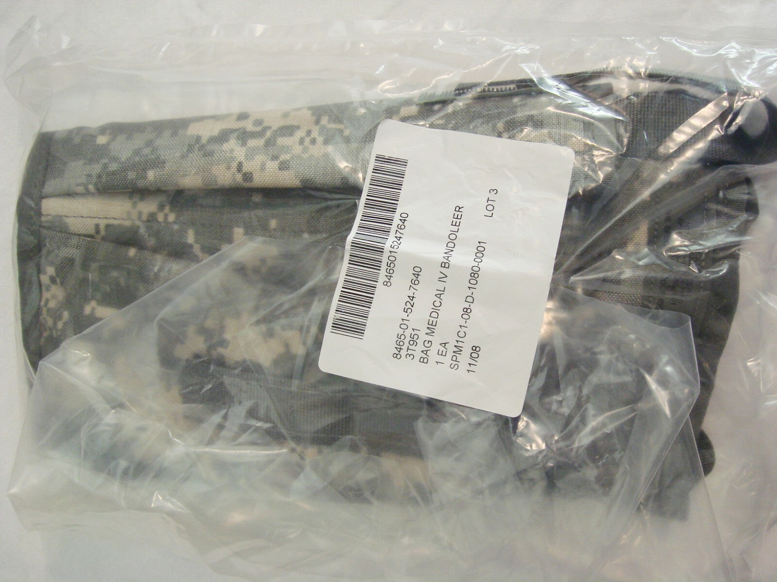 Military Army IV Bandoleer Medical Medic First Aid ACU Camo Ammo Pouch Sling