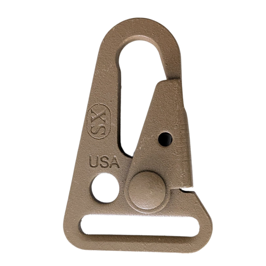 2-Pack US Military Tactical Gun Gear Equipment 1" Sling HK Snap Clip Coyote