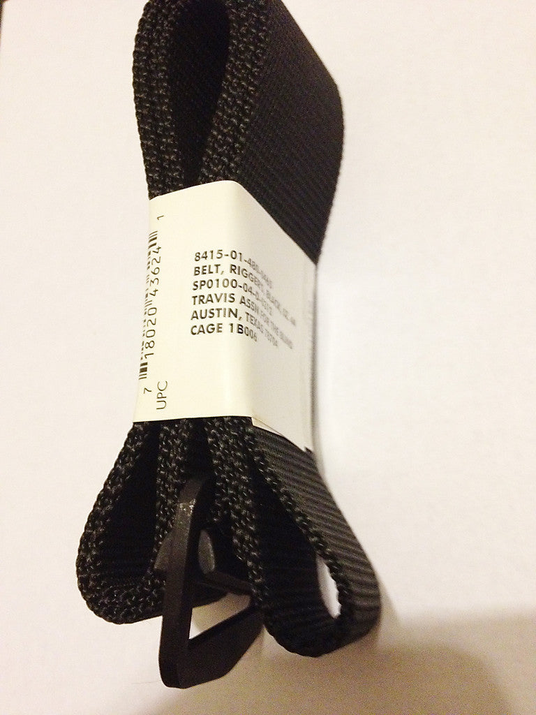 US Military Tactical Black Nylon Uniform BDU Riggers Belt 32" 34" 36"