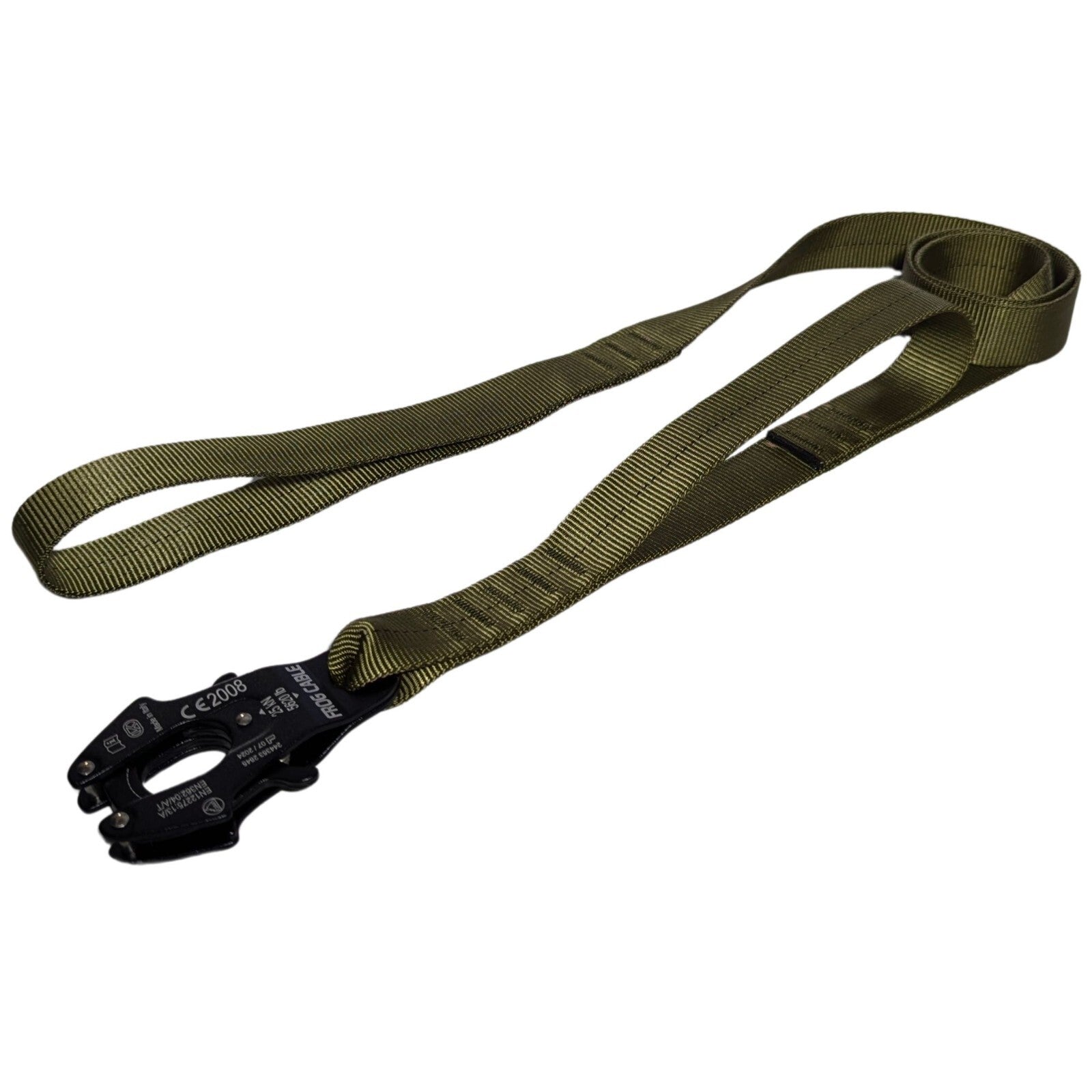Heavy Duty Two Dual Double Traffic Handle Dog Pet Nylon Leash Kong FROG Clip