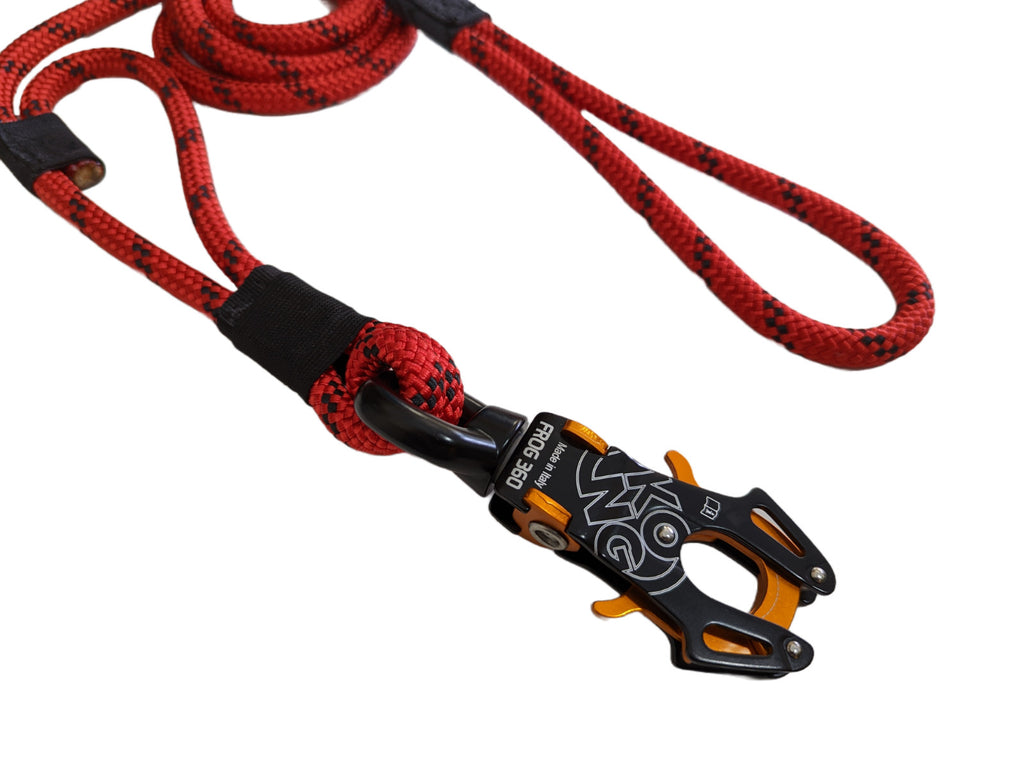Climbing Rope Traffic Handle Dog Leash Lead Quick Release Kong 360 Swivel Clip