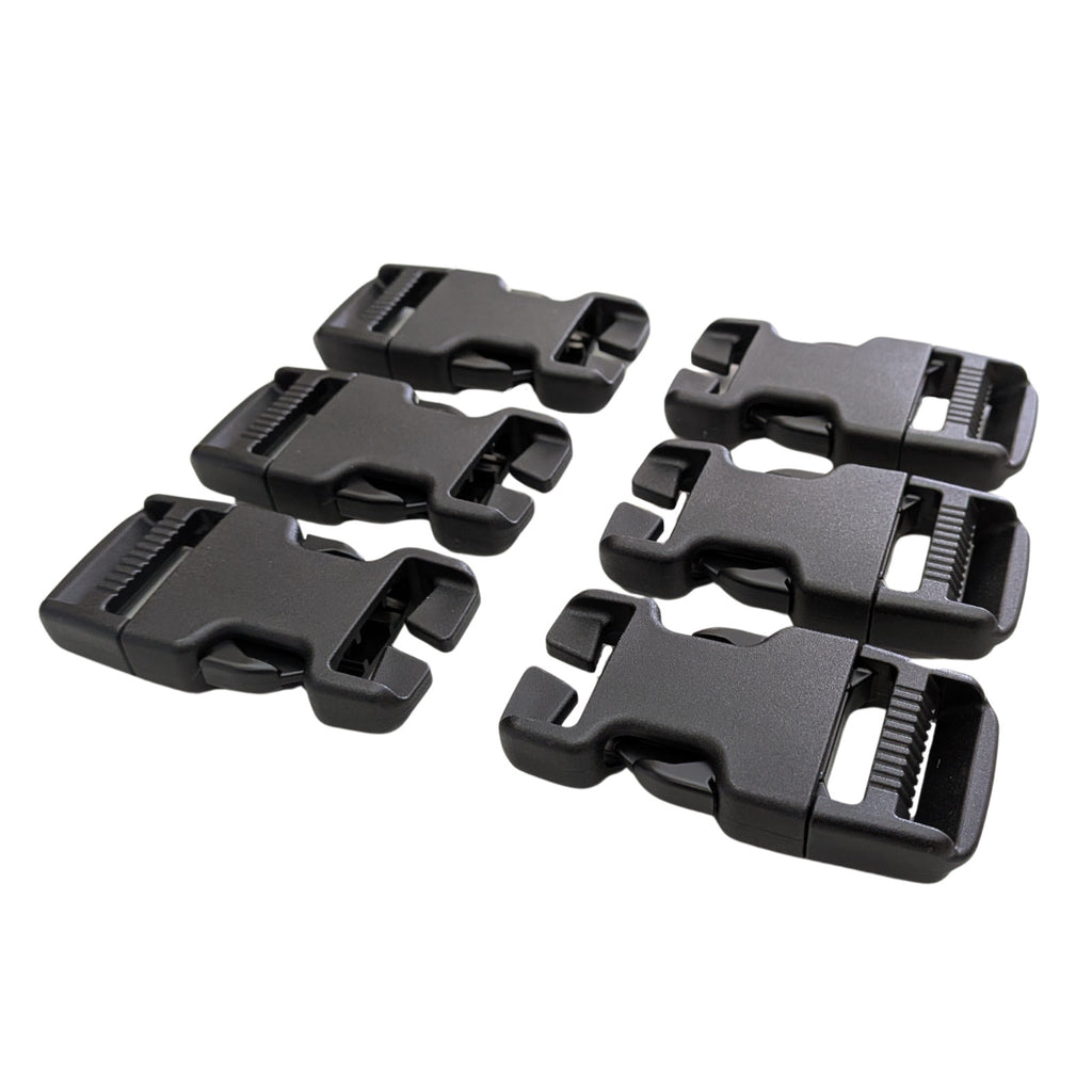 6 Heavy Duty Military Replacement Backpack Pack Quick Connect Snap Buckles 1"